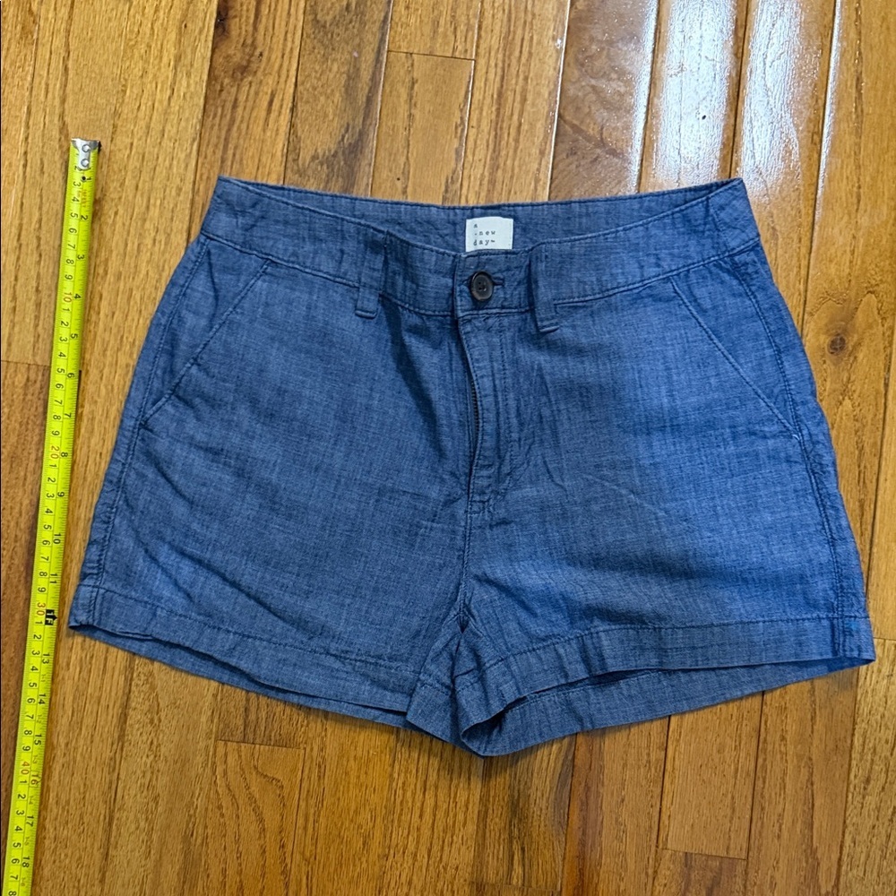 a new day Dark Blue Jean Shorts